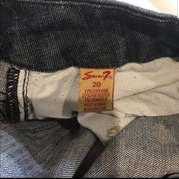 Seven7 LUXE Plus Boot Cut Jeans Size 20 EUC - Picture 3 of 5